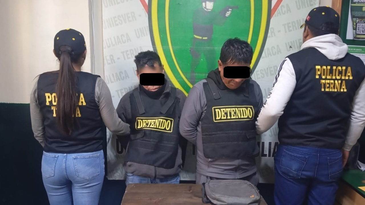 Capturan a presuntos ladrones tras robo a vehículo en Juliaca